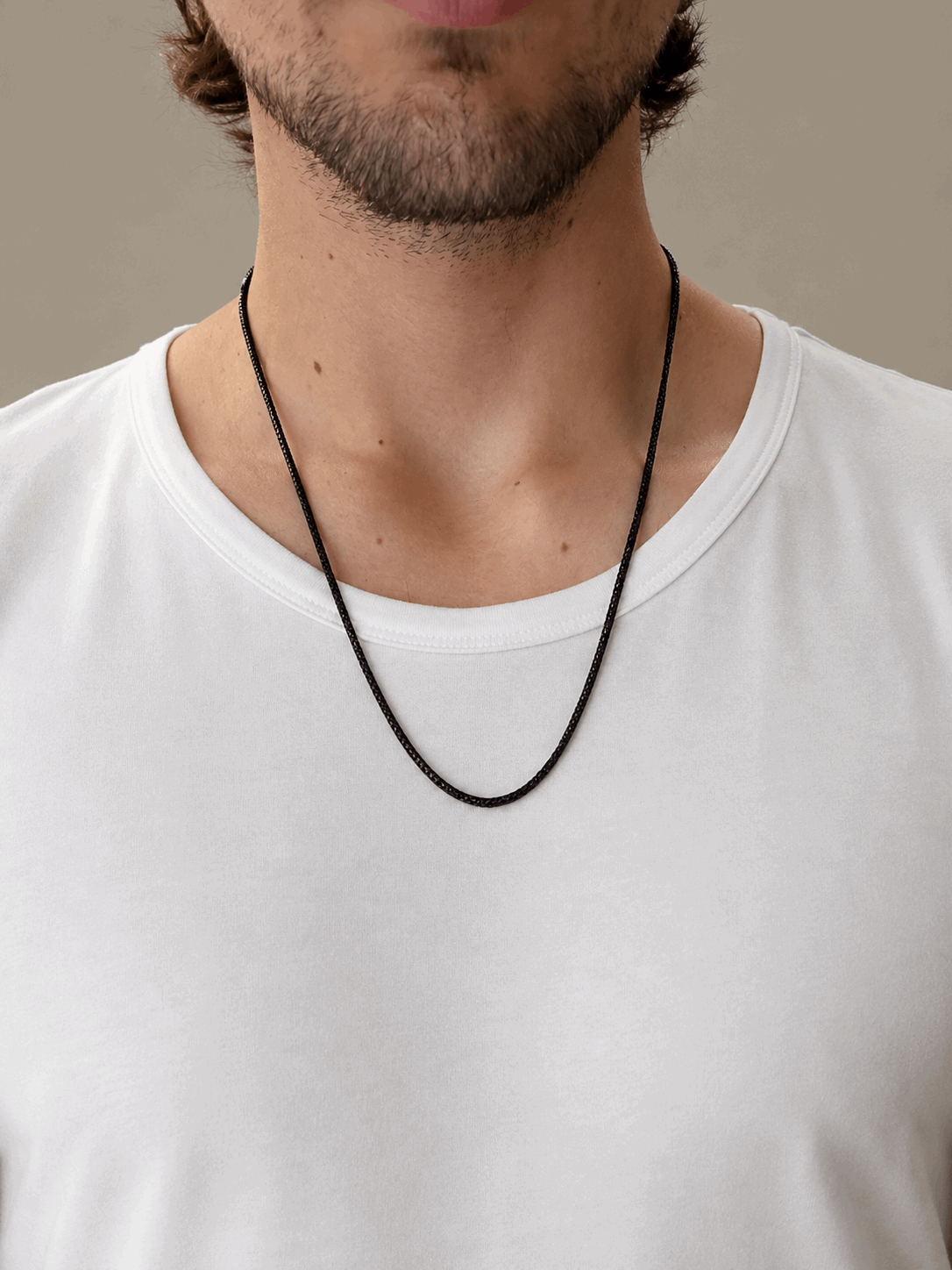 שרשרת גורמט – שחור 2.5 מ״מ