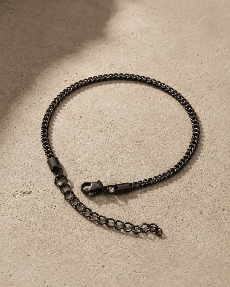 צמיד VALUE – שחור 3 מ״מ