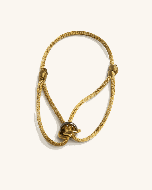 צמיד ROPE‏ - זהב