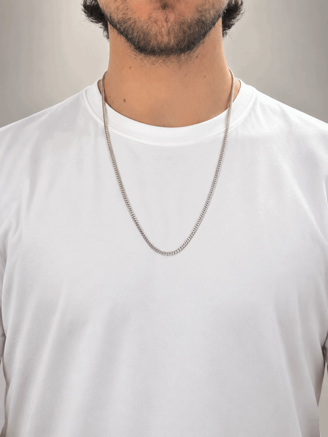 שרשרת DOUBLE – כסף 4 מ״מ