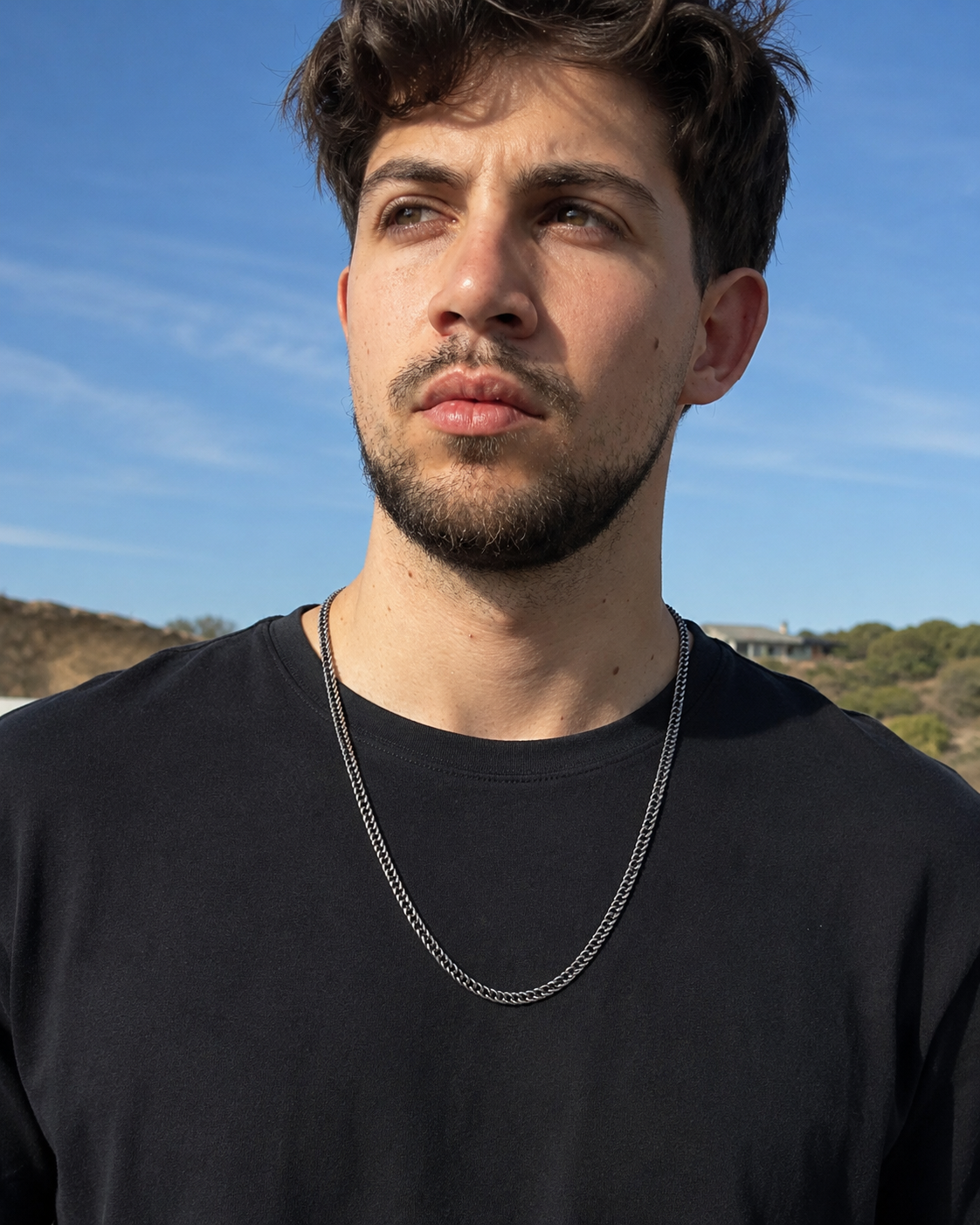 שרשרת ACE‏ - כסף 2.5 מ"מ