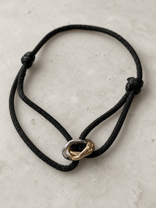 צמיד ROPE‏ - שחור
