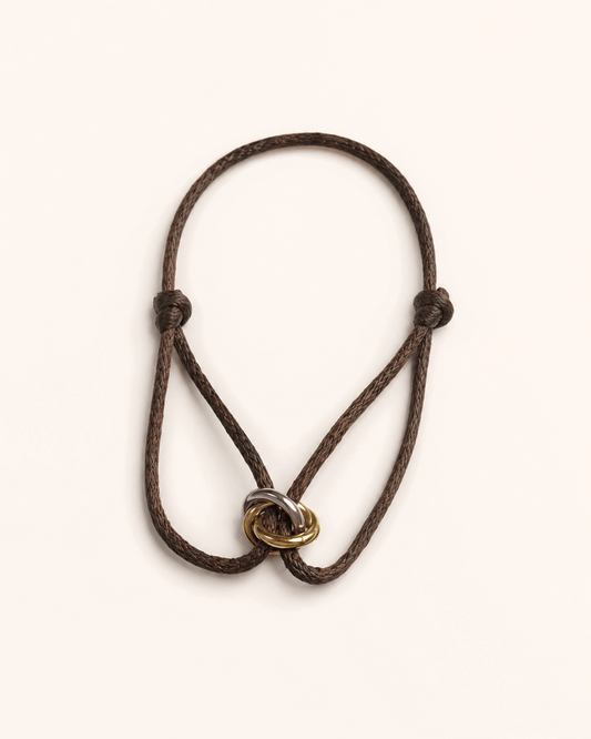 צמיד ROPE‏ - חום